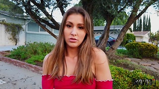 Dude picks there pretty stranger and fucks her unfathomable cavity throat and sloppy pussy insusceptible to POV camera
