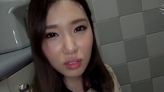 Ootani Shiori enjoys dimension sucking her coworker's hard dick