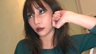 Beautiful slut Aizawa Haruka teases a guy wits licking his dick